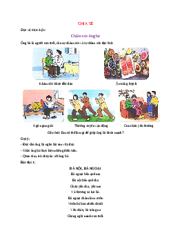 Giải SGK môn Tiếng việt 2 - Bài 13: Bà nội, bà ngoại(5)| Cánh Diều