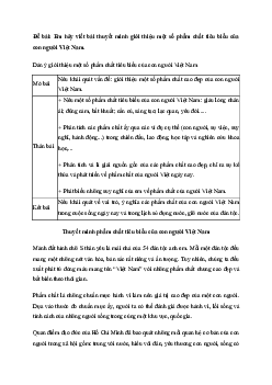 Văn mẫu lớp 11: Viết bài thuyết minh tổng hợp | Cánh diều
