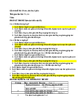 Đề mẫu trắc nghiệm Phương pháp luận nghiên cứu khoa học | Phương pháp luận nghiên cứu khoa học | Đại học Công nghiệp Thành phố Hồ Chí Minh