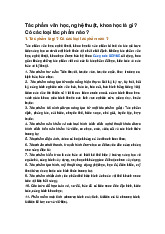 Tác phẩm văn học, nghệ thuật, khoa học là gì ? Có các loại tác phẩm nào ?