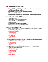 Bài Tập Thực Hành Kế Toán Thực Hành K62 - 2023. Môn Kế toán tổng hợp | Trường Đại học Giao thông Vận tải.