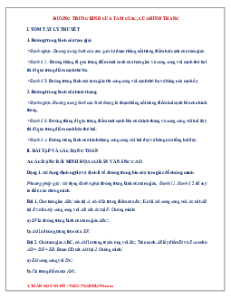 Chuyên đề đường trung bình của tam giác, của hình thang