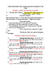 Tổng hợp công thức nguyên lý ké toán Môn Nguyên lý kế toán | Trường Học Viện nông nghiệp Việt Nam