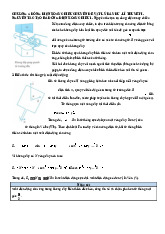Tổng hợp lý thuyết vật lý chương dòng điện xoay chiều  | Bài tập vật lý đại cương | Trường Đại học khoa học Tự nhiên