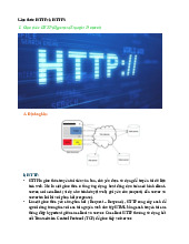 Giao Thức HTTP & HTTPS | Môn An toàn bảo mật thông tin - Đại học Xây Dựng Hà Nội