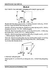 Hướng dẫn giải chi tiết 1 số đề thi cơ môn Kết cấu 1 | Trường Đại học Giao thông vận tải Hà Nội