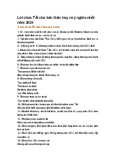 Lời chúc Tết cho bản thân hay và ý nghĩa nhất năm 2024