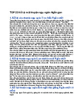 TOP 22 Kể lại một truyện ngụ ngôn Ngắn gọn - Ngữ văn 7