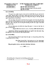 Đề Thi HSG Ngữ Văn 10 Sở GD Quảng Nam 2024-2025 Có Đáp Án