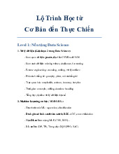 Lộ trình Tổng quan từ cơ bản đến thực chiến Khoa học dữ liệu | Đại học Bách Khoa Hà Nội