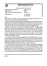 Kiểm tra Luật Kinh tế | Trường Đại học Thương Mại