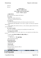 Giáo án môn Tiếng anh lớp 4 - Unit 2: Time and daily routines | Bộ sách Global Success | Tiểu học ( Chương trình mới)