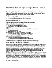 Top 26 Viết đoạn văn ngắn kể về gia đình em Lớp 2, 3