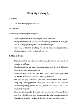 Tả giàn hoa giấy (Dàn ý + 9 mẫu) | Tập làm văn lớp 5