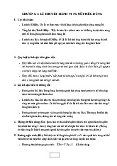 Tóm tắt vi mô Chương 4, 5, 6 đã chuyển đổi | Đại học Kinh Tế Quốc Dân