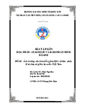 Tiểu luận Ảnh hưởng của văn hóa đến giao dịch kinh doanh môn Giao dịch và đàm phán kinh doanh | Đại học kinh tế Quốc dân