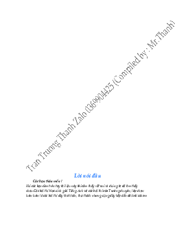 Giáo trình bồi dưỡng Học Sinh Giỏi và Chuyên Anh cấp THCS (327 trang)