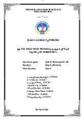 Kế Hoạch Marketing Biti's Hunter | Môn Quản trị marketing - Đại học Kinh Tế Quốc Dân