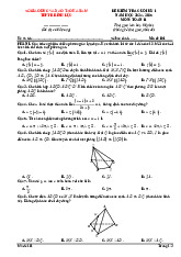 Đề cuối kỳ 1 Toán 11 năm 2024 – 2025 trường THPT B Bình Lục – Hà Nam