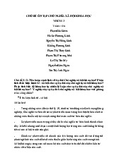 Chủ đề ôn tập môn Chủ nghĩa xã hội và khoa học | Trường đại học Mở Hà Nội