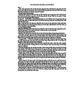 ĐỀ CƯƠNG ÔN TẬP MÔN LỊCH SỬ ĐẢNG: TỔNG QUAN VỀ ĐẢNG CỘNG SẢN VIỆT NAM