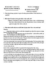 Đề cương ôn tập học phần Pháp luật dân sự | Trường Đại học Phenikaa