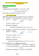 Các Dạng Toán Bài Công Thức Xác Suất Toàn Phần Công Thức Bayes Giải Chi Tiết