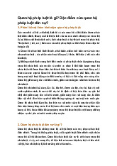 Quan hệ pháp luật là gì? Đặc điểm của quan hệ pháp luật dân sự?