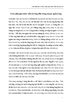 Cảm nhận giọt nước mắt của ông Hai trong truyện ngắn Làng | Văn mẫu lớp 9