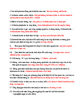 Các câu hỏi vi sinh vật thực phẩm| Học viện Nông nghiệp Việt Nam