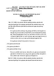 Ngân hàng câu hỏi thi hết học phần - Triết học Mác Lê-nin | Học viện Chính sách và Phát triển