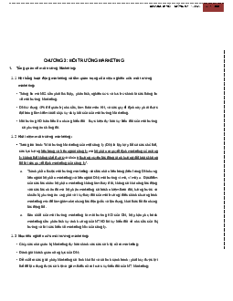 Chương 3: môi trường marketing