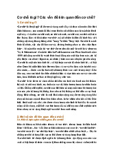 Cơ chế là gì? Các vấn đề liên quan đến cơ chế?