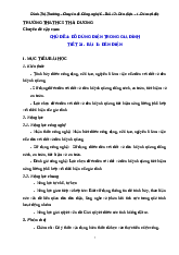 Chuyên đề Công nghệ 6 - Bài 12: Đèn điện - I. Đèn sợi đốt - Chủ đề 4: đồ dùng điện trong gia đình tiết 24 - bài 12: đèn điện | Giáo an Công nghệ 6