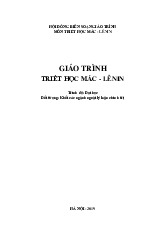 Giáo trình Triết học Mác - Lênin
