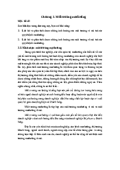 Đề cương chương 3 môi trường marketing - Marketing | Học viện Chính sách và Phát triển