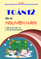 Bài tập trắc nghiệm nguyên hàm định hướng cấu trúc mới – Lê Bá Bảo