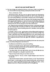 Ôn tập: Từ A. Smith đến Keynes môn Lịch sử các học thuyết kinh tế | Đại học Đồng Tháp