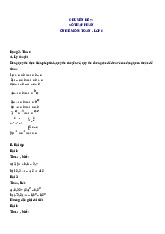 Dạng 3. Tìm x Chủ đề 7 Ôn hè Toán 6