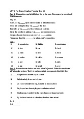 English Assignment: APTIS Practice & Fake News Insights | English 1 (TĐT) | Đại học Tôn Đức Thắng