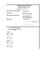 Bài thi học phần: Tư tưởng Hồ Chí Minh - Mã số đề thi: 30 | Trường Đại học Thương Mại