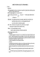 Đề cương môn Quản trị học | Học viện Phụ nữ Việt Nam