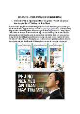 Influencer Campaigns Overview | Thương mại điện tử | Đại học Tôn Đức Thắng