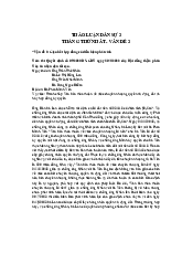 Tài liệu dân sự 2 tháng 1 - pháp luật đại cương | Đại học Văn Lang