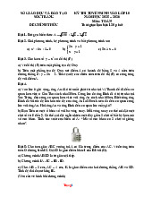 Đề Tuyển Sinh 10 Môn Toán Sở GD Sóc Trăng 2025-2026 Có Đáp Án