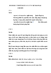 Đề cương môn Luật hành chính - Trường Đại học lao động -  xã hội