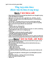 Tổng hợp kiến thức nhãn khoa | Đại học Y Dược Thành phố Hồ Chí Minh