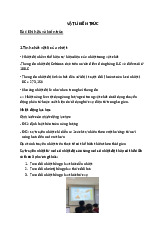 Bài Khí hậu và kiến trúc môn Vật lý đại cương | Đại học Kinh tế Thành phố Hồ Chí Minh