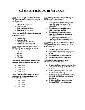 Câu hỏi trắc nghiệm Chủ nghĩa xã hội - Triết học Mác - Lênin | Đại học Mở Thành phố Hồ Chí Minh