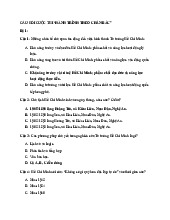 Đề Thi Cuộc Thi "Hành Trình Theo Chân Bác" - Tư Tưởng Hồ Chí Minh. Môn Tư tưởng Hồ Chí Minh | Đại học Công nghệ Thành phố Hồ Chí Minh.